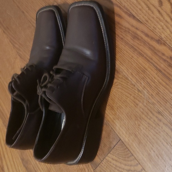 Vintage Visaruno Mens Brown Leather Shoes - Picture 2 of 10